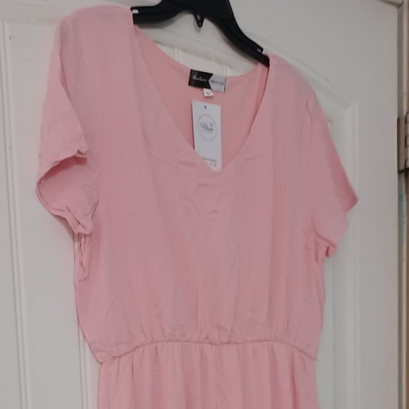 Midi pink dress - Picture 1 of 2